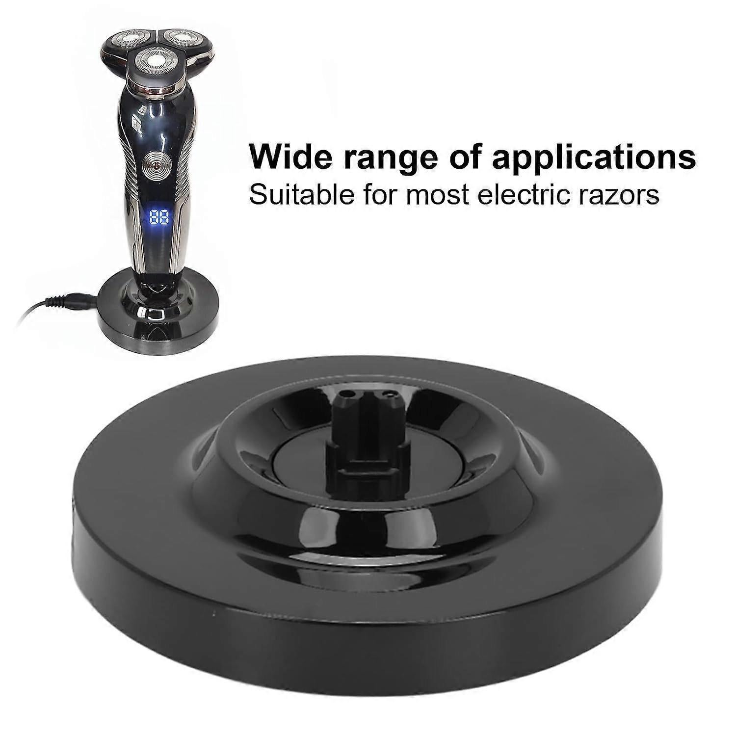 Universal Electric Shaver Charging Station, Black - Image 5