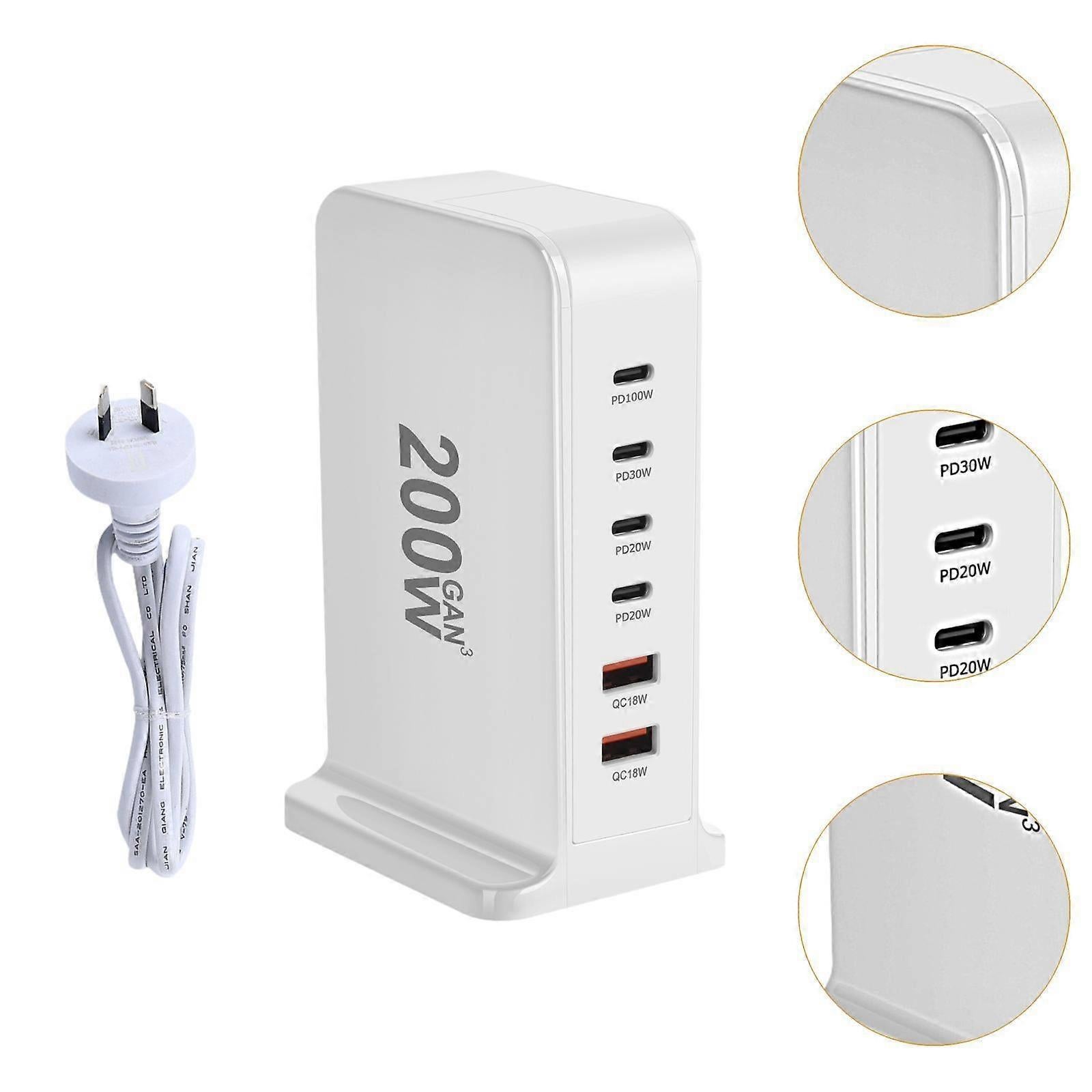 200W USB-C Desktop Charging Station for Home & Office - Image 3