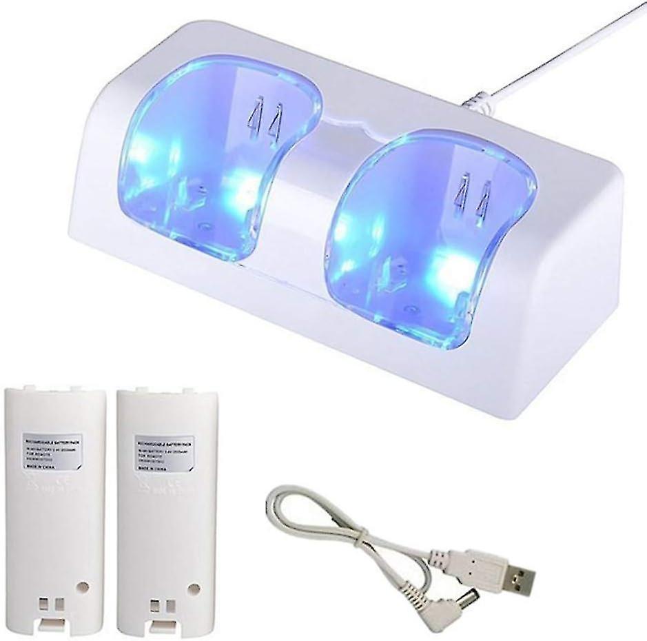 Dual Charging Dock for Nintendo Wii Remote & Gamepad - Image 1