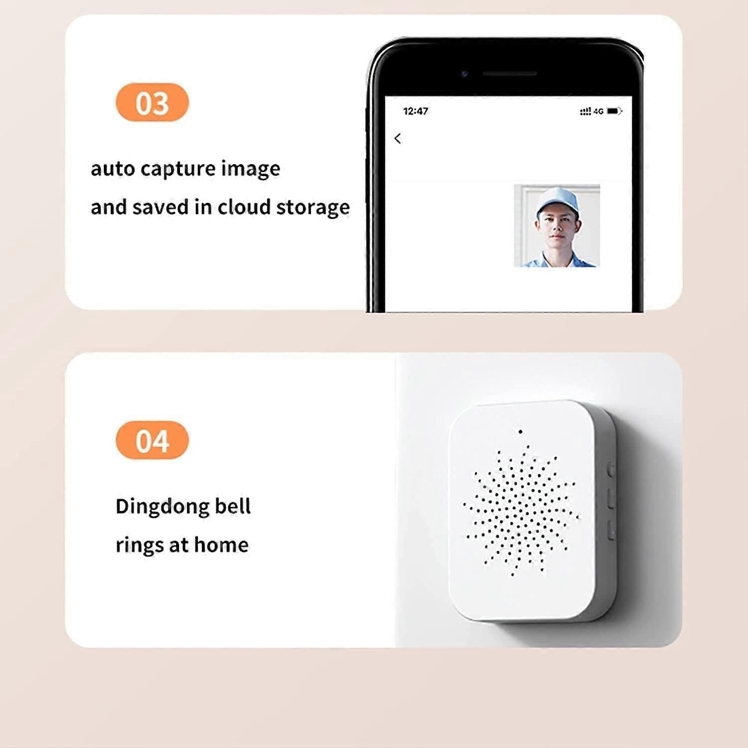 Wireless WiFi Video Doorbell with Camera - Image 2