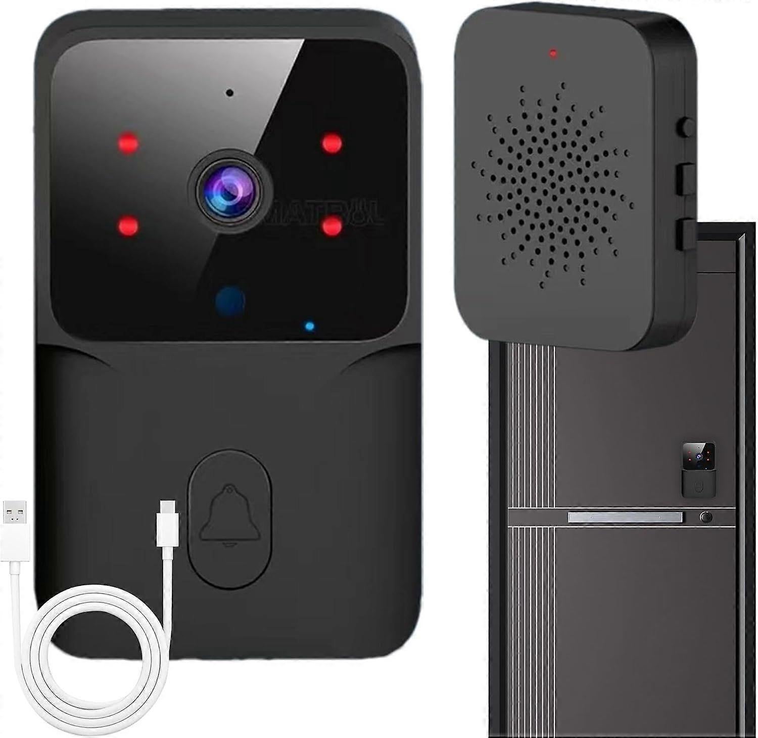 Video Doorbell Security Camera, Long Lasting Battery - Image 1