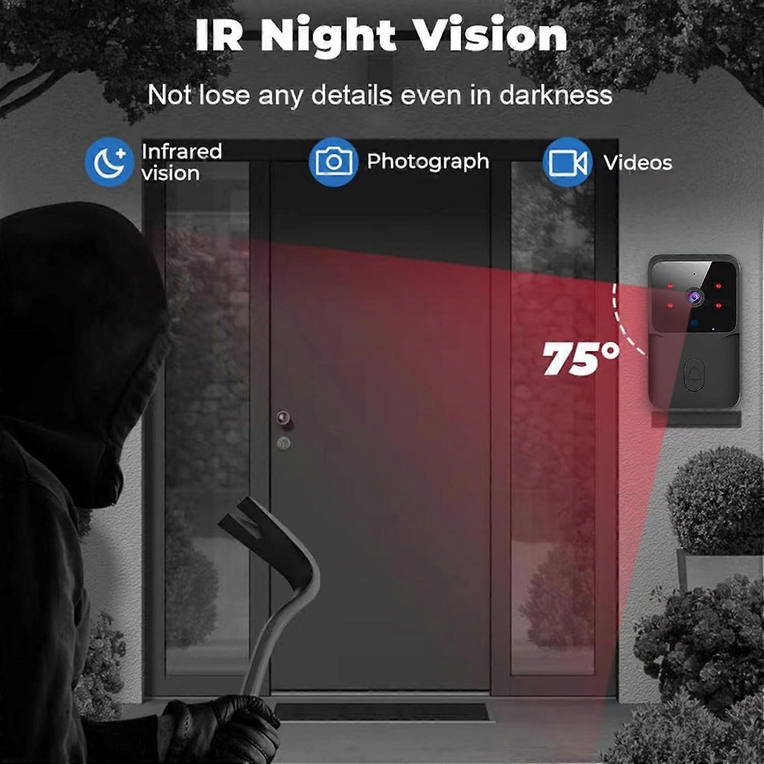 Video Doorbell Security Camera, Long Lasting Battery - Image 2