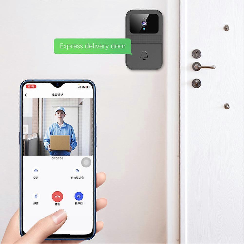 Smart Wireless Video Doorbell, Two-Way Audio, Rechargeable - Image 3