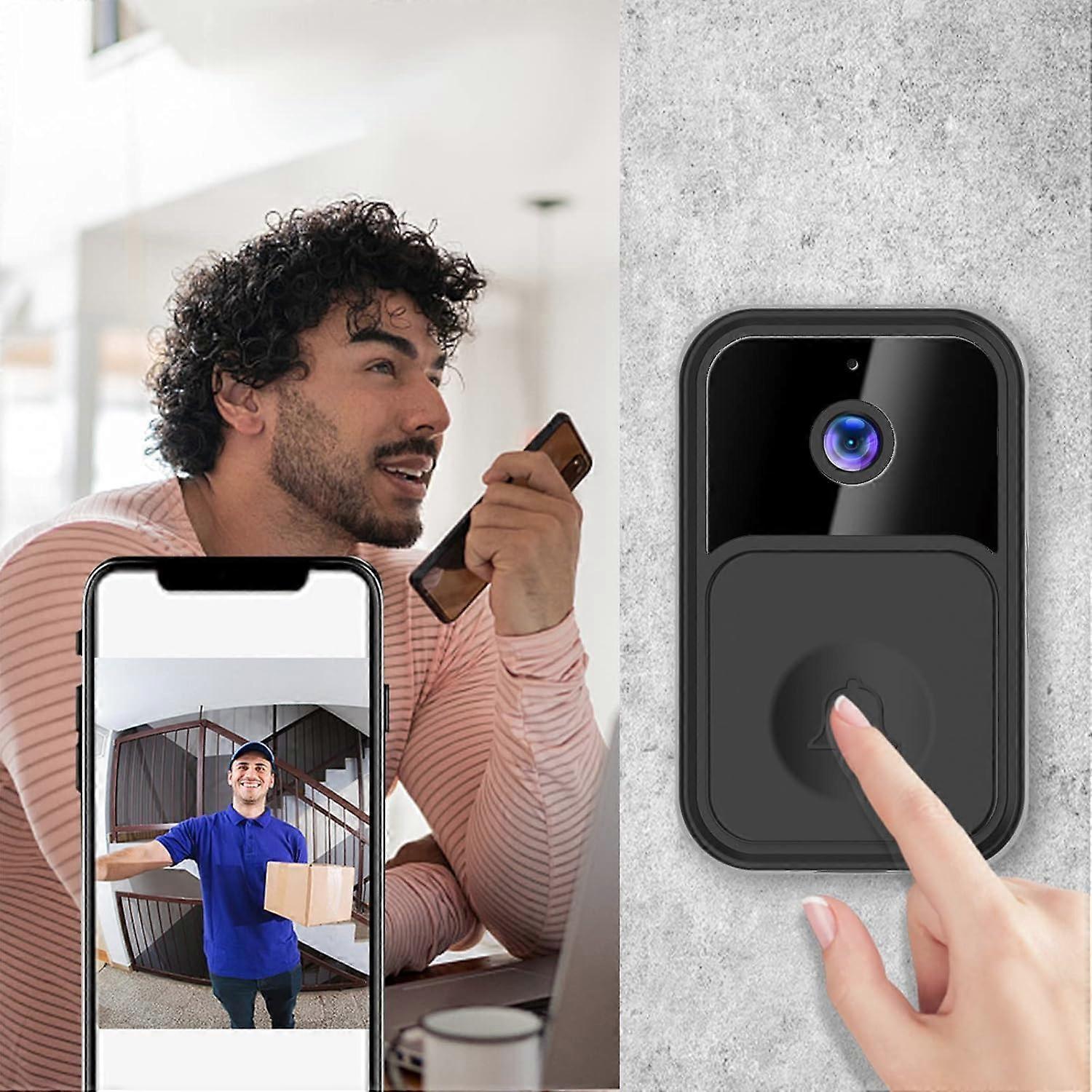 Smart WiFi Video Doorbell, Wireless Anti-Theft Camera Doorbell - Image 2