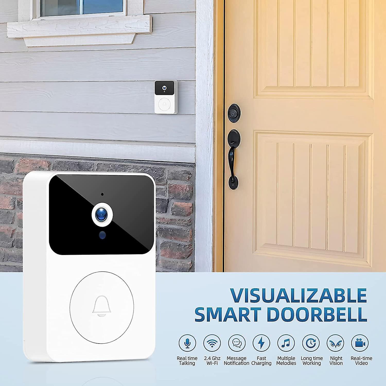 Wireless Doorbell Camera with Chime, 2.4GHz Video Doorbell - Image 2