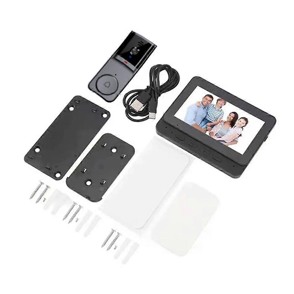 2.4G Wireless Video Doorbell with Smartphone Intercom, 256GB - Image 1