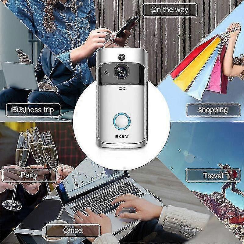 Wireless Video Doorbell Camera with Indoor Chime, Security - Image 4