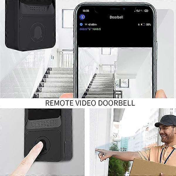 Wireless Smart Video Doorbell, Night Vision Security Camera - Image 4