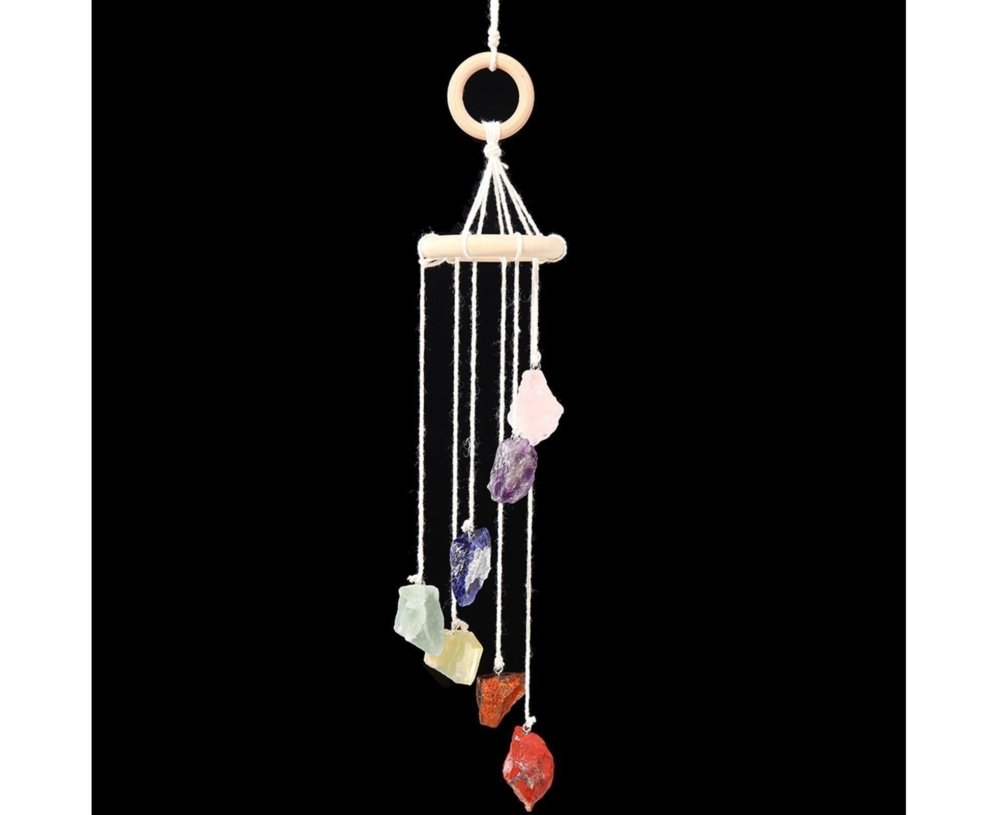 Faux Crystal Pendant Garden Decoration-Multicolor - Image 3