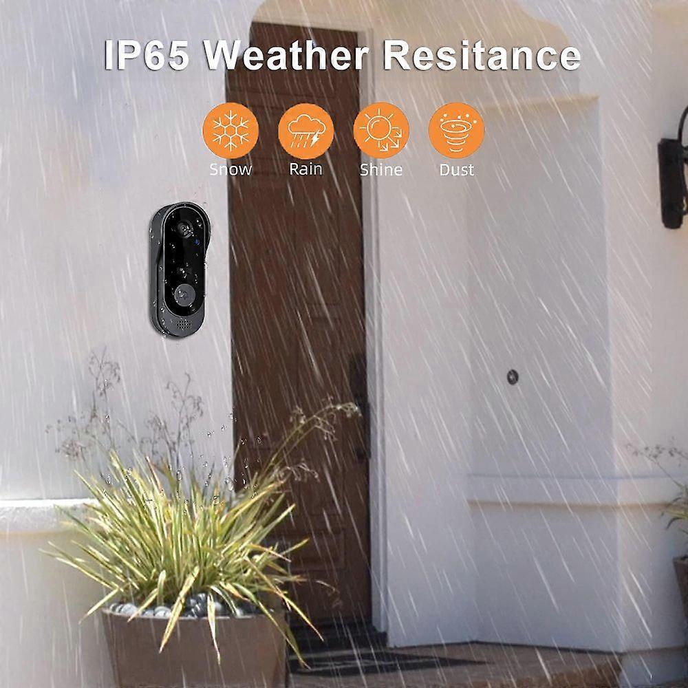 Smart Video Doorbell, Rechargeable Wireless Camera Doorbell - Image 5