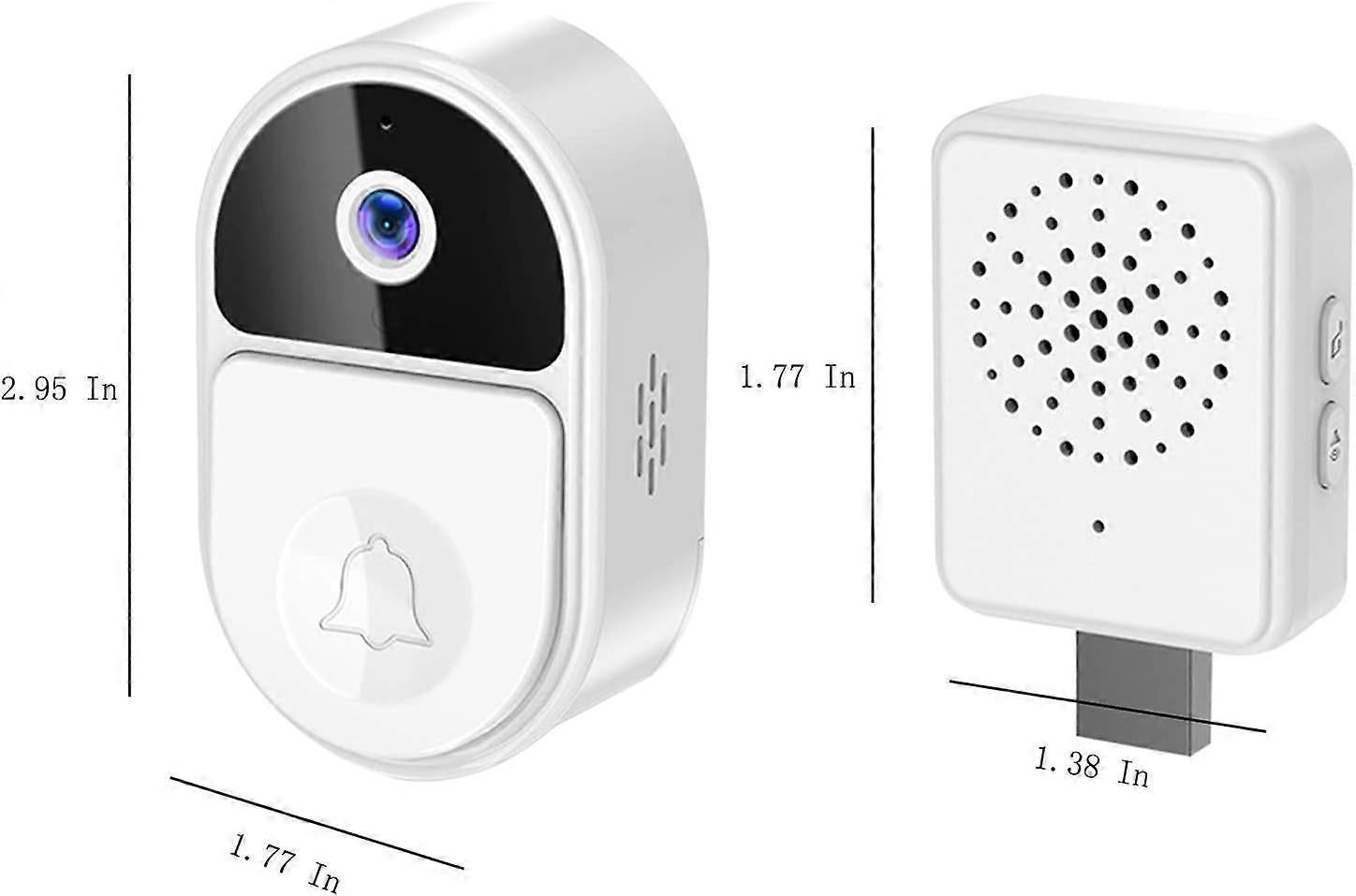 Smart Video Doorbell with Chime, HD Night Vision, Anti-Theft - Image 5