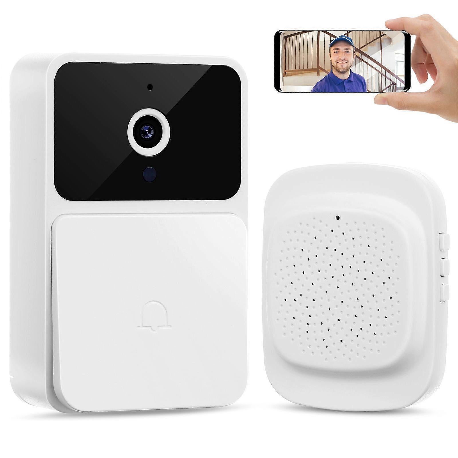 Rechargeable Wireless Video Doorbell Camera, Smart Home Doorbell - Image 1