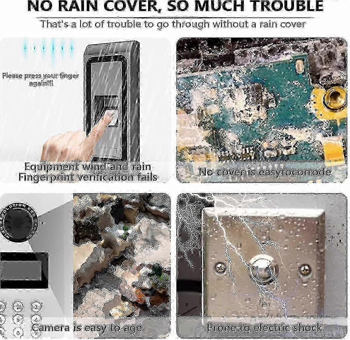 Waterproof Protective Cover for Ring Video Doorbell & Chime - Image 3
