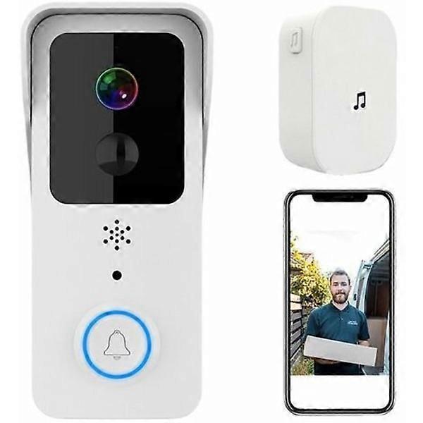 T32-1080P Wireless Video Doorbell with Indoor Chime, Macaron Color - Image 3