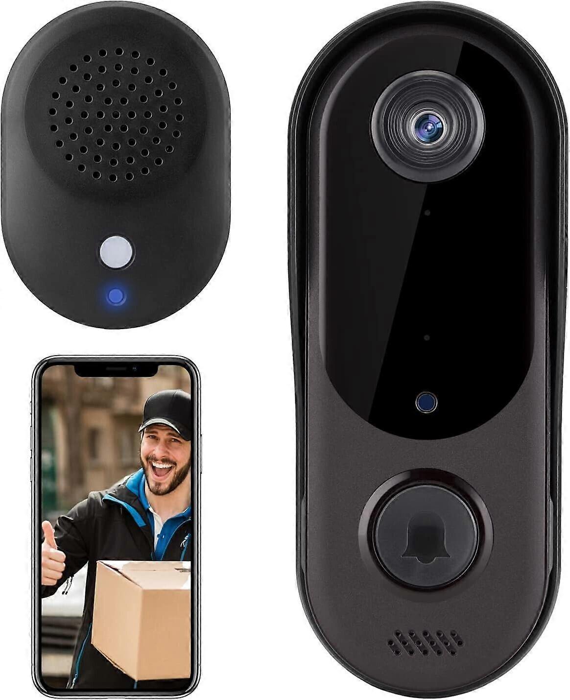 Smart Wireless Video Doorbell, WiFi Home Intercom, HD Night Vision - Image 1
