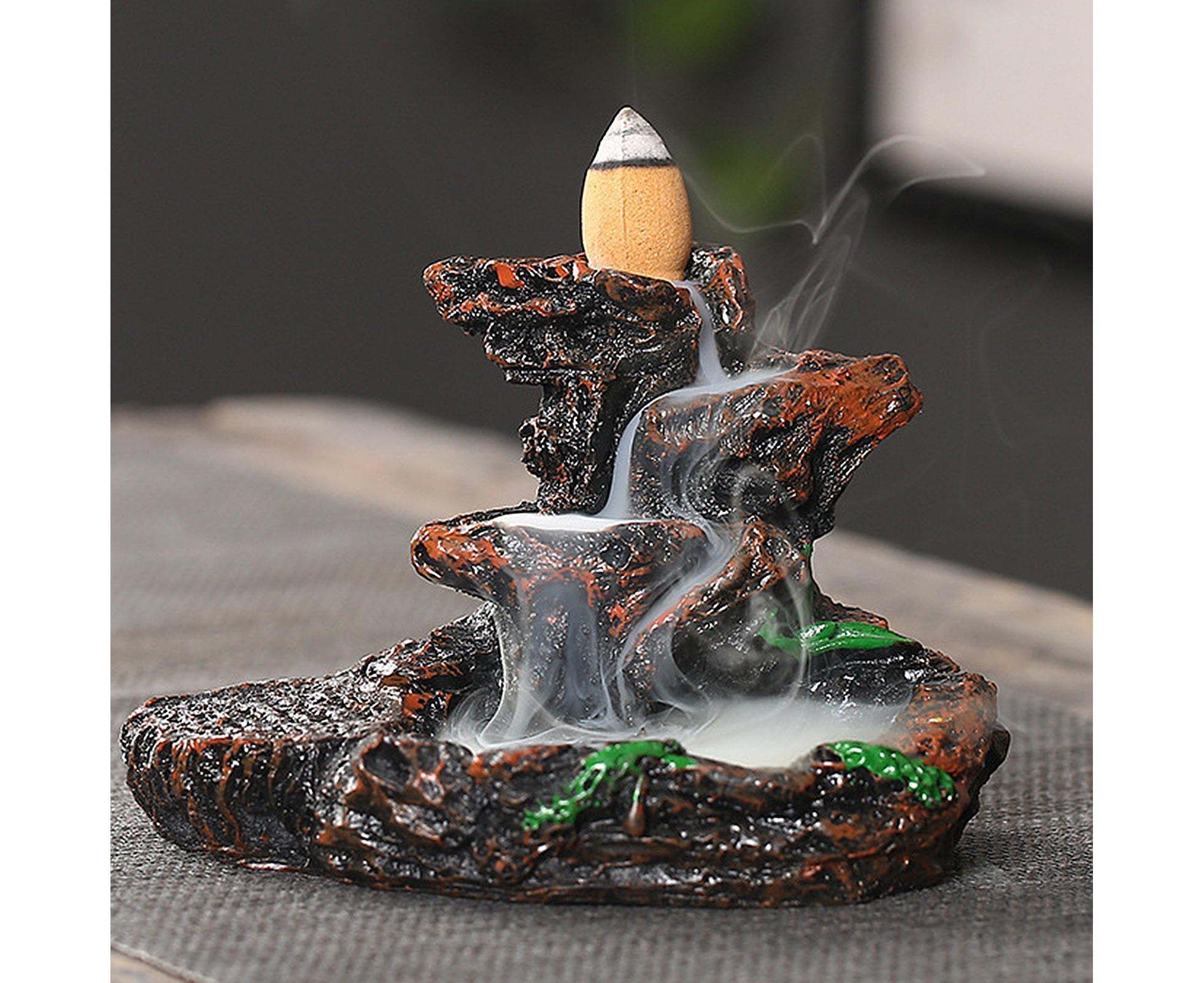 Resin Mountains Rivers Incense Burners Holder Censer Aromatherapy Home Decor- 12 - Image 3