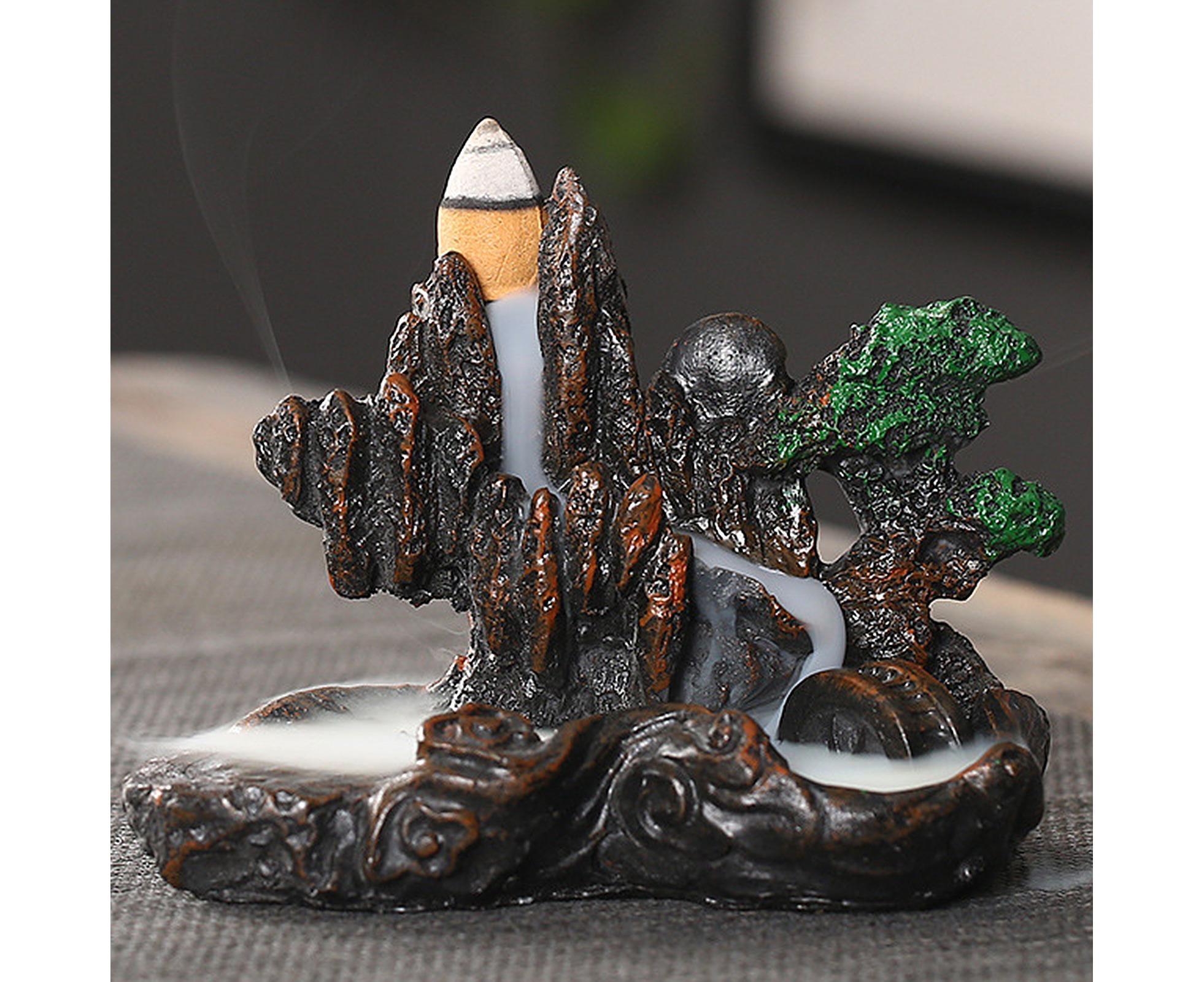 Resin Mountains Rivers Incense Burners Holder Censer Aromatherapy Home Decor- 12 - Image 5