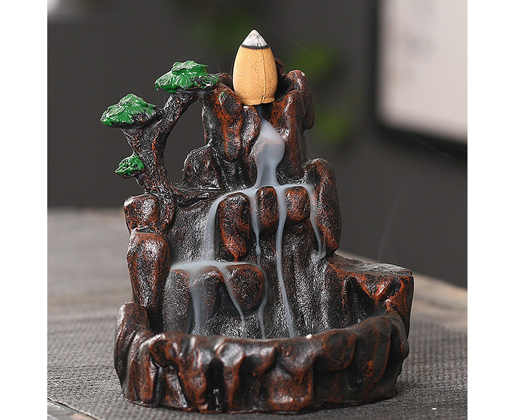 Resin Mountains Rivers Incense Burners Holder Censer Aromatherapy Home Decor- 12 - Image 7