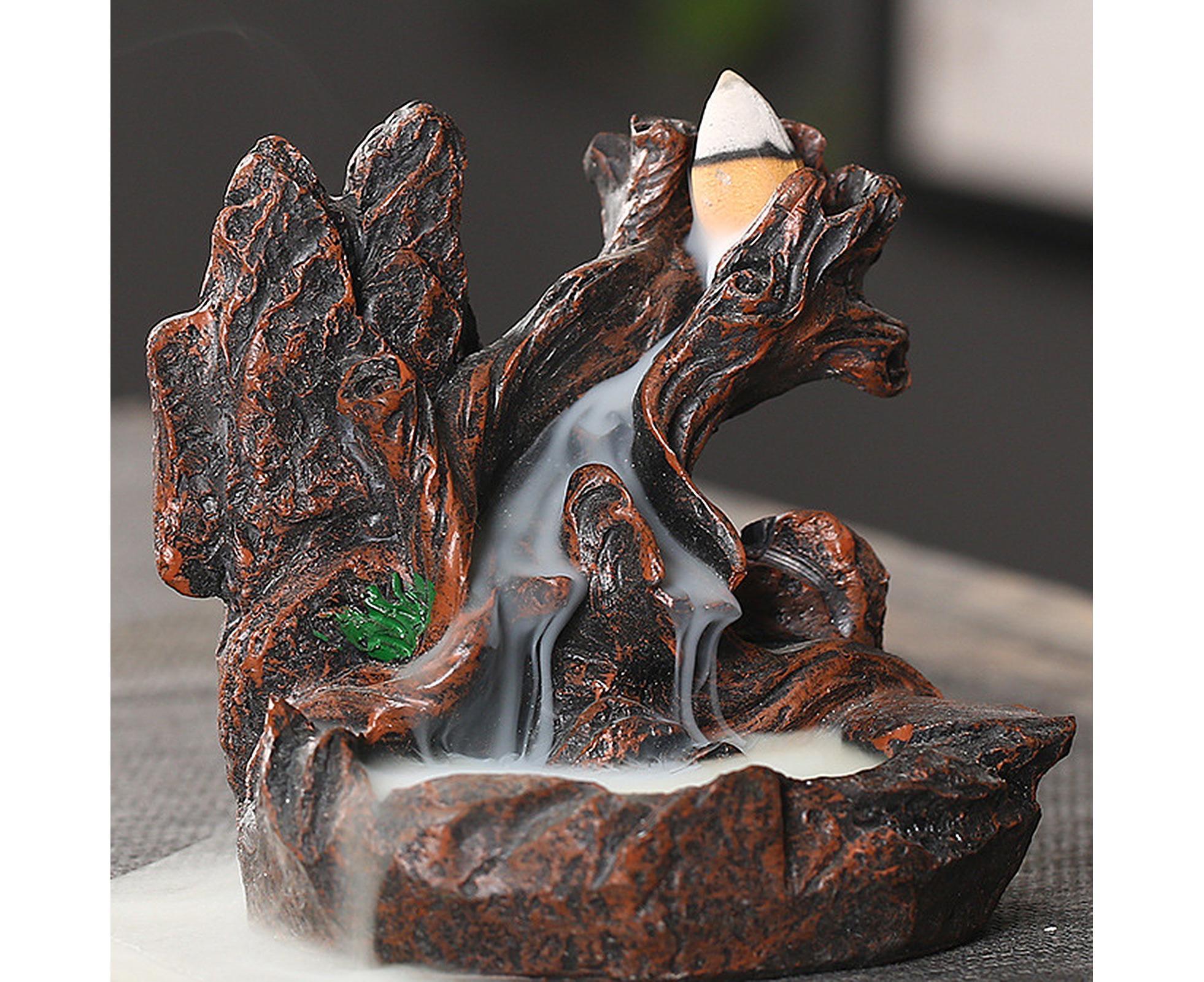 Resin Mountains Rivers Incense Burners Holder Censer Aromatherapy Home Decor- 12 - Image 8