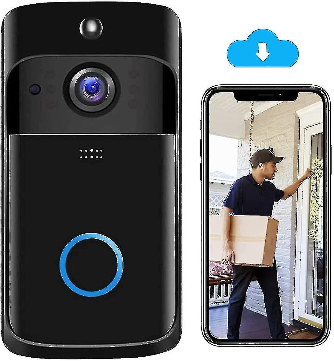 Wireless Video Doorbell Camera, HD WiFi Smart Home Security - Image 1