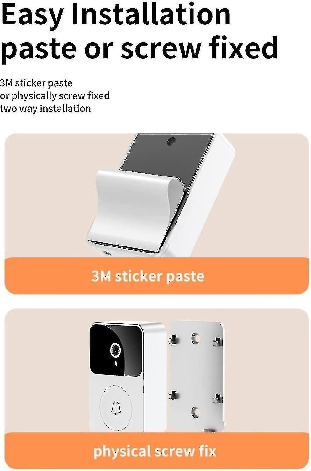 Smart Ring Video Doorbell, Wireless HD Night Vision Home Intercom - Image 4