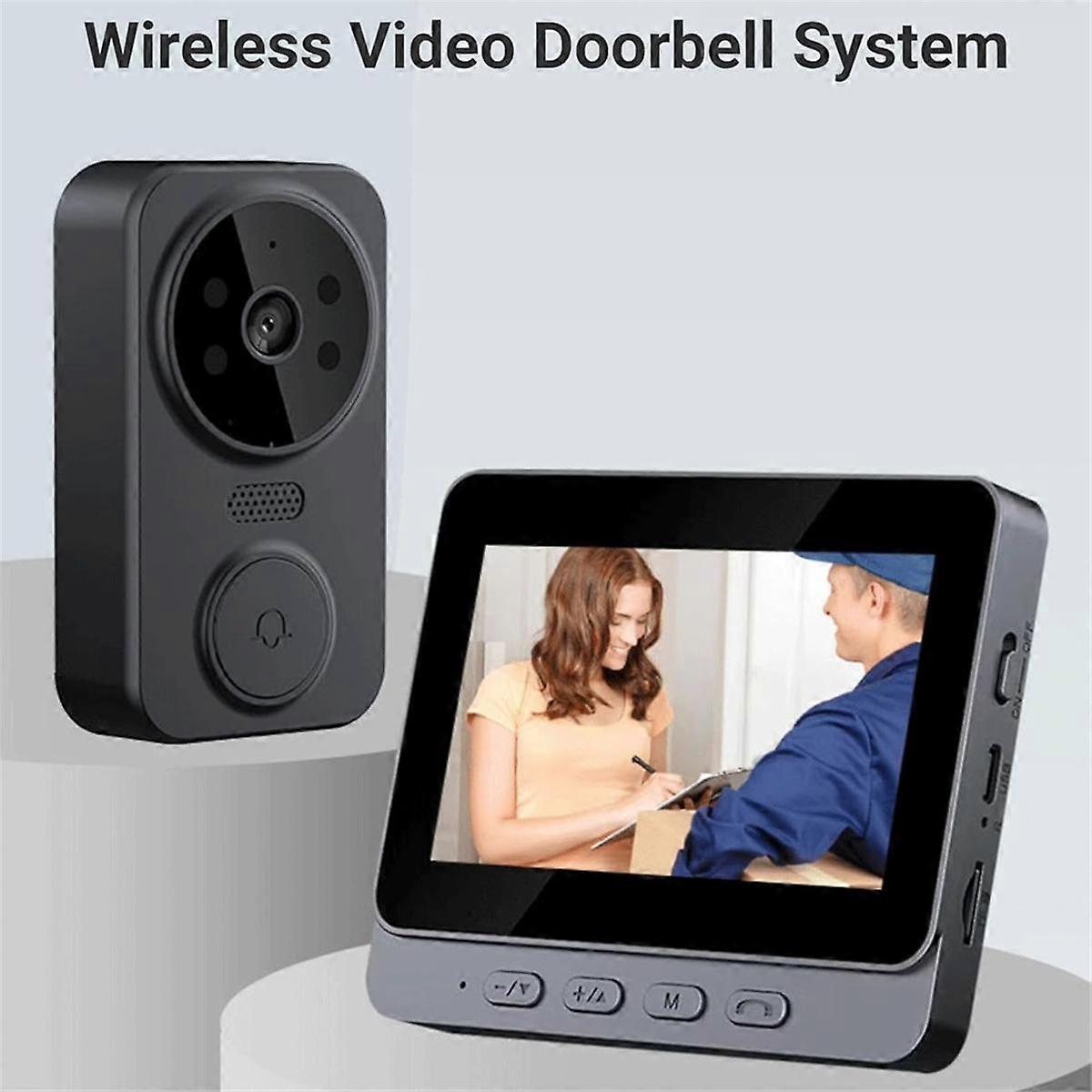 1080P Video Doorbell, Night Vision, USB-C, 2.4GHz WiFi, 2-Way Audio, 256GB - Image 3