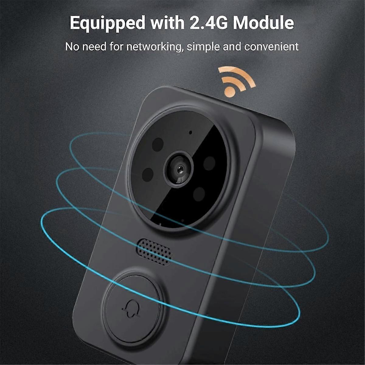 1080P Video Doorbell, Night Vision, USB-C, 2.4GHz WiFi, 2-Way Audio, 256GB - Image 5