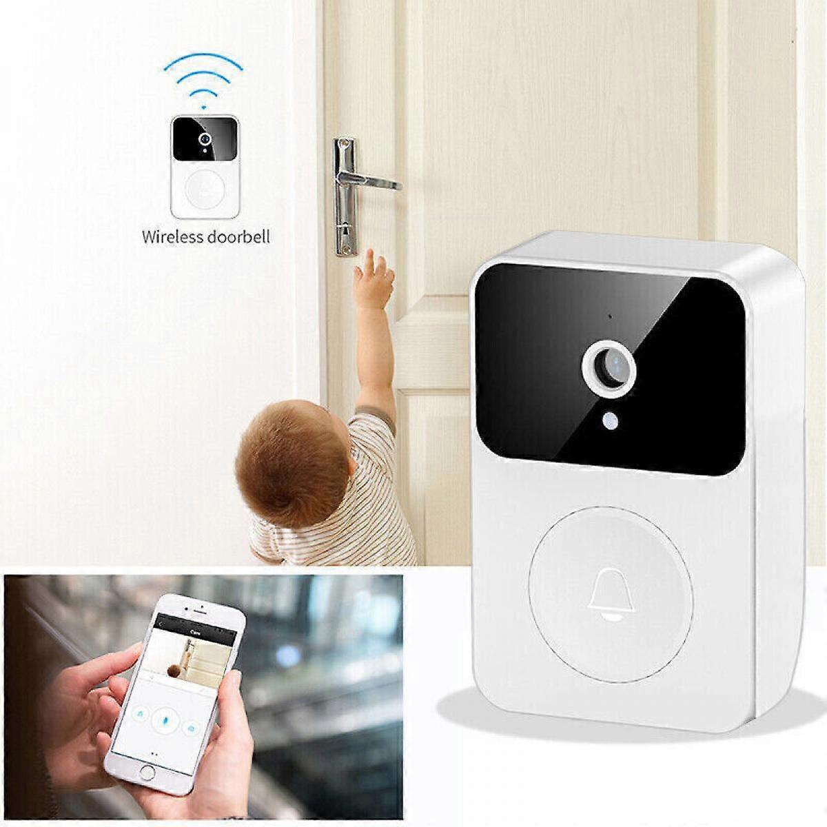 WiFi Smart Video Doorbell, Wireless Phone Intercom Security Camera - Image 1