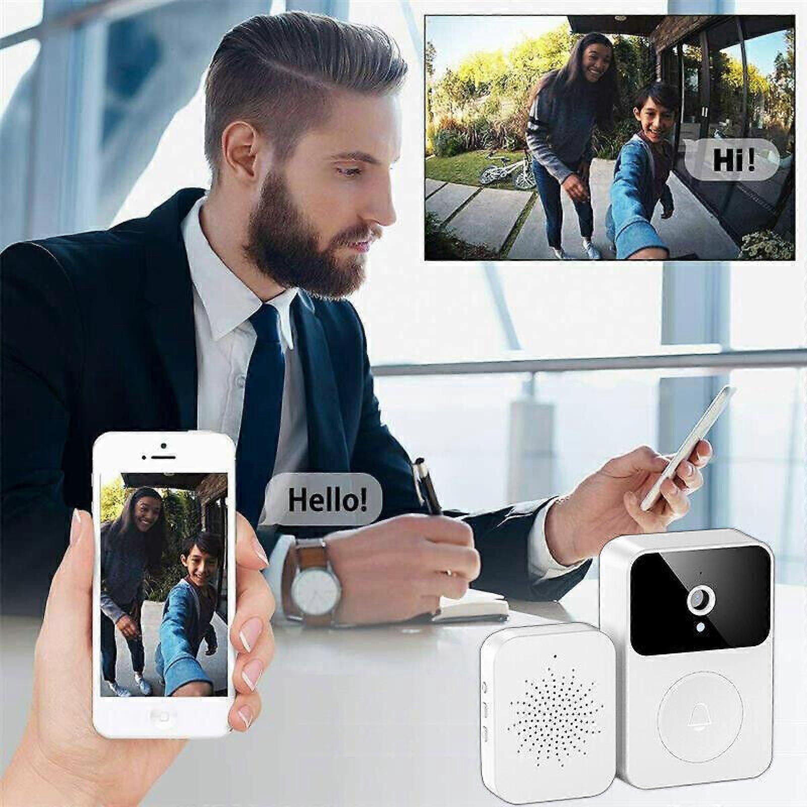 WiFi Smart Video Doorbell, Wireless Phone Intercom Security Camera - Image 4