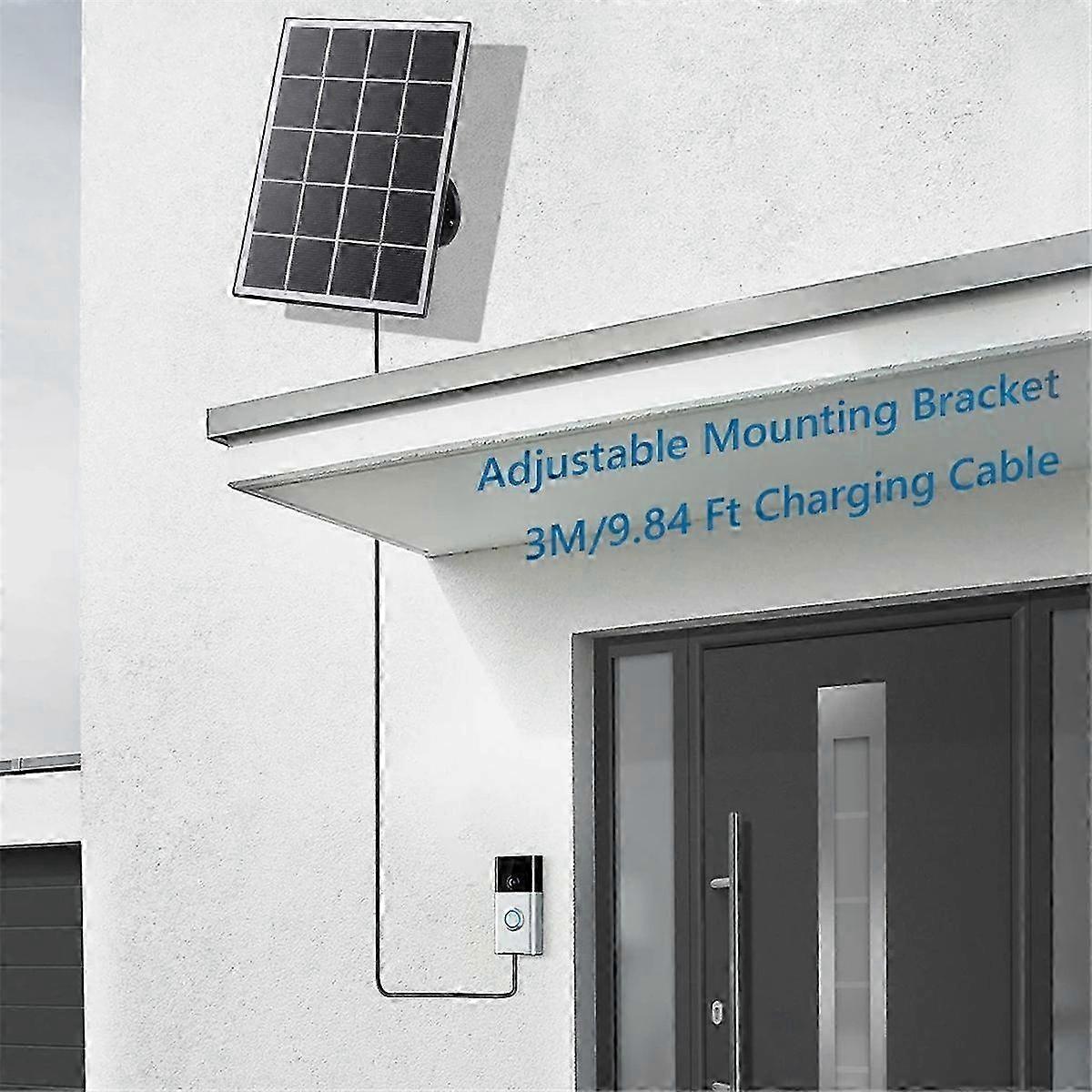 20W Solar Panel Charger for Ring Video Doorbell - Image 4