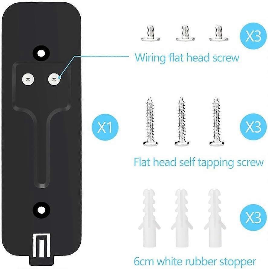 Video Doorbell Installation Kit for Home & Office (Black) - Image 5