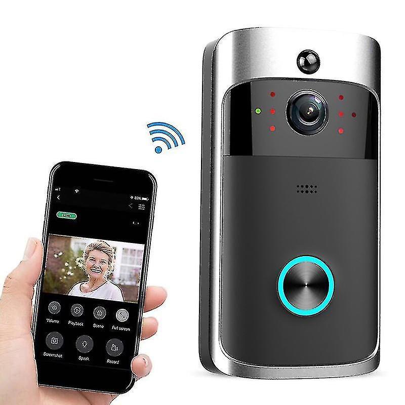 WiFi Remote Monitoring Video Doorbell, Infrared Night Vision - Image 1