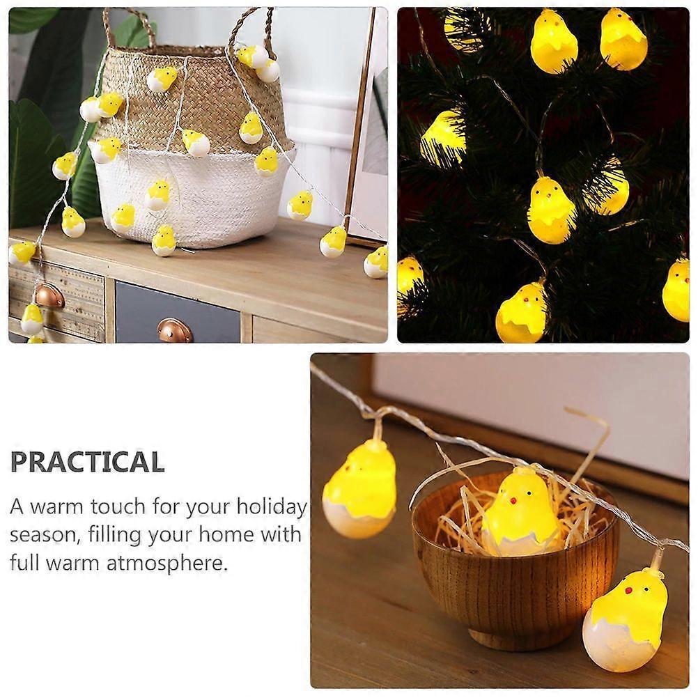 Easter Eggshell LED String Lights, 1.5m Practical Easter Decor Light - Image 4
