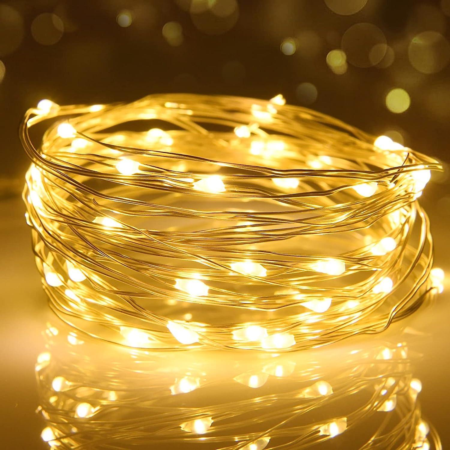 2M 20 LED String Lights, IP65 Waterproof, Halloween & Christmas Decor - Image 2