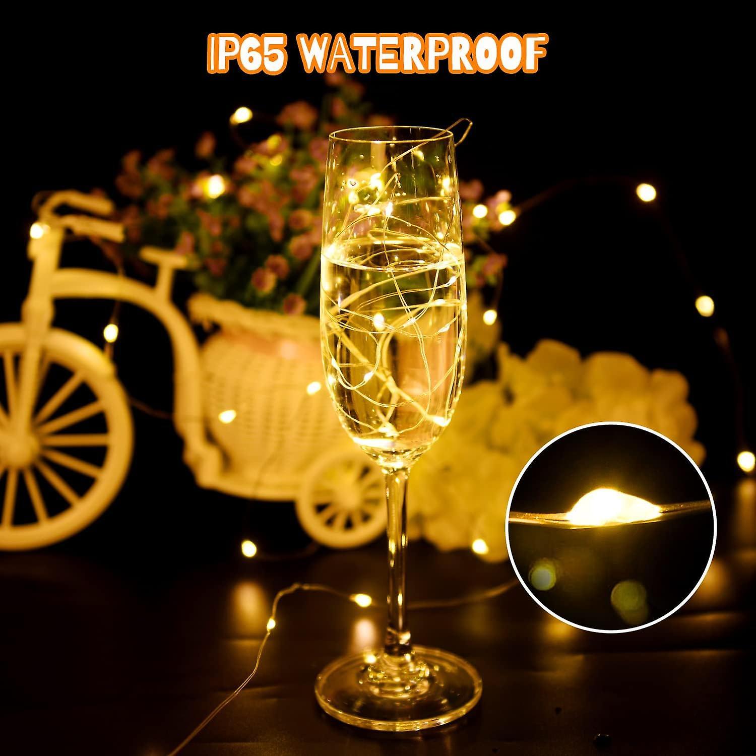 2M 20 LED String Lights, IP65 Waterproof, Halloween & Christmas Decor - Image 4