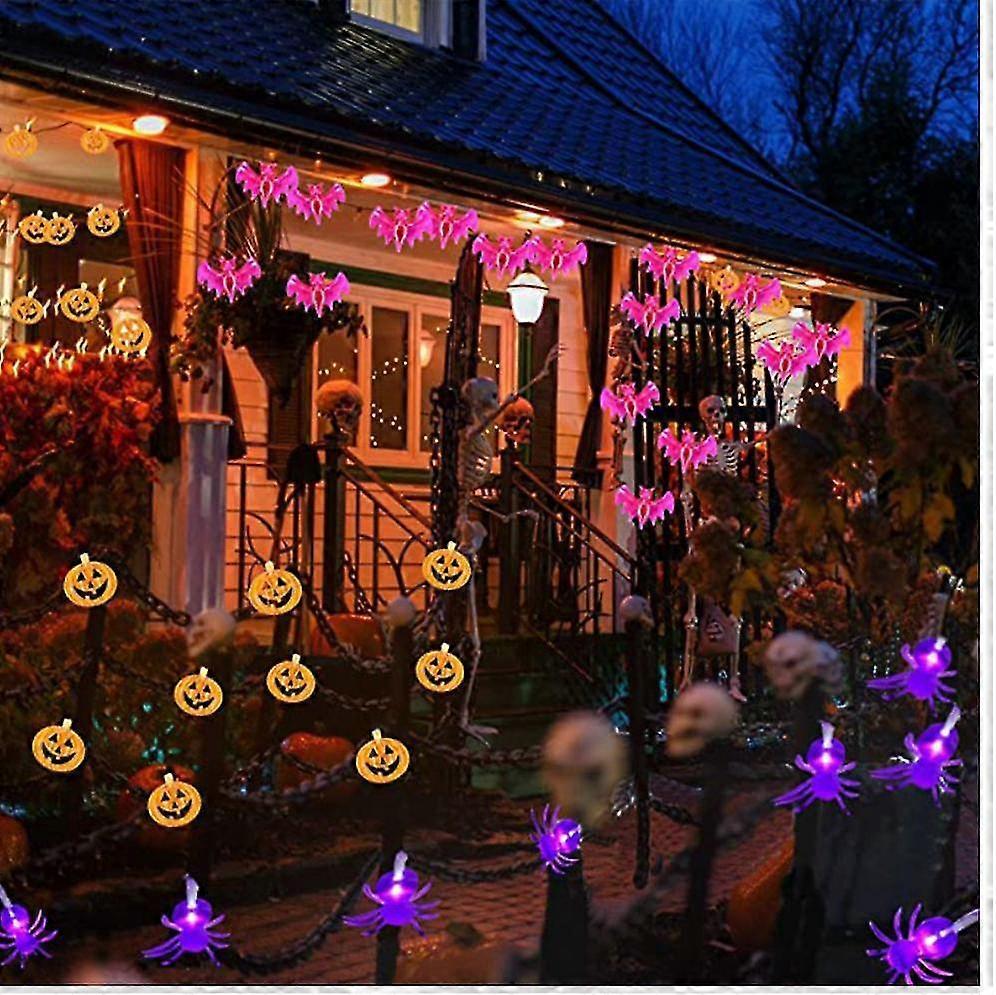 Halloween Ghost Festival LED String Lights Decorative Fairy Lights - Image 4