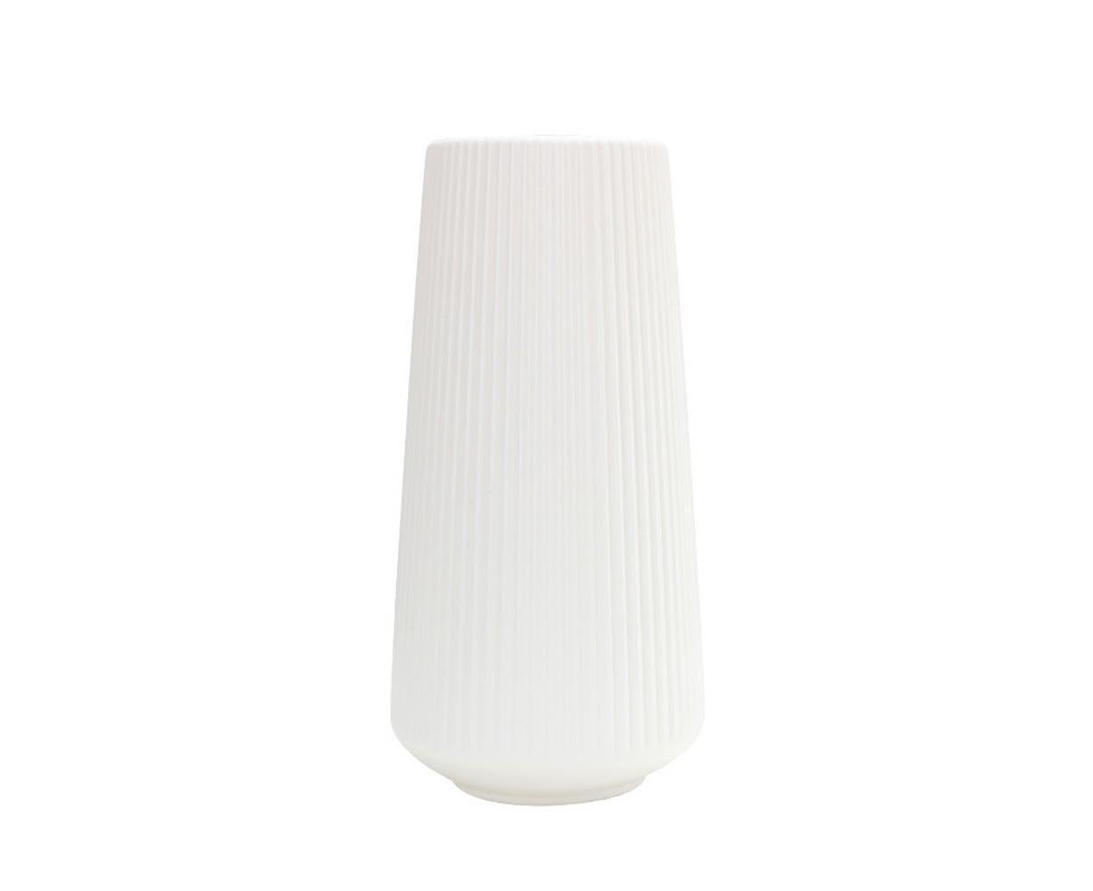 Plastic Nordic Style Vase Dried Flower Arrangement Pot Holder Home Office Decor-Milky White - Image 1