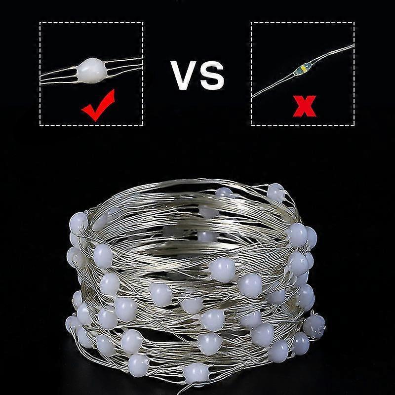 33ft 100 LED Color Changing USB String Lights with Remote, Twinkle Fairy - Image 4