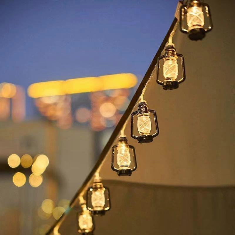 Camping LED String Lights, Ambient Tent Canopy Paraffin Lamp Decor - Image 4