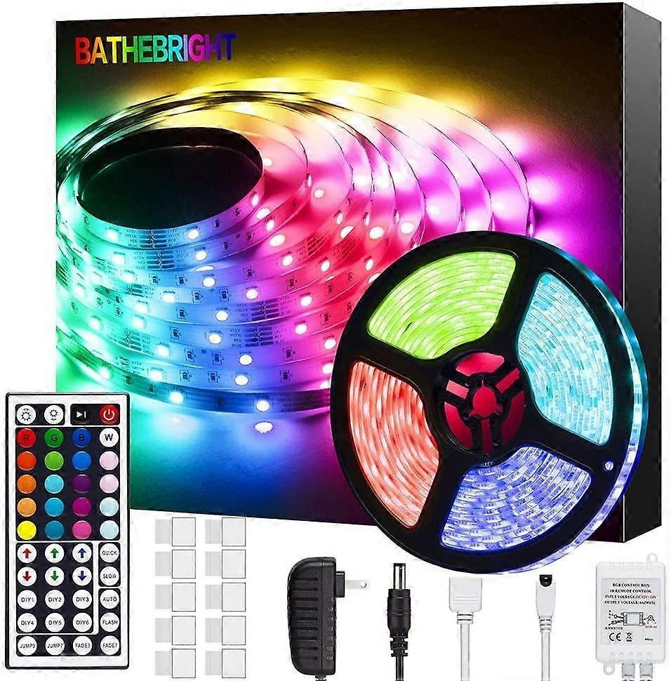 10M Waterproof RGB LED String Lights, 300 LEDs with Bluetooth Controller - Image 1