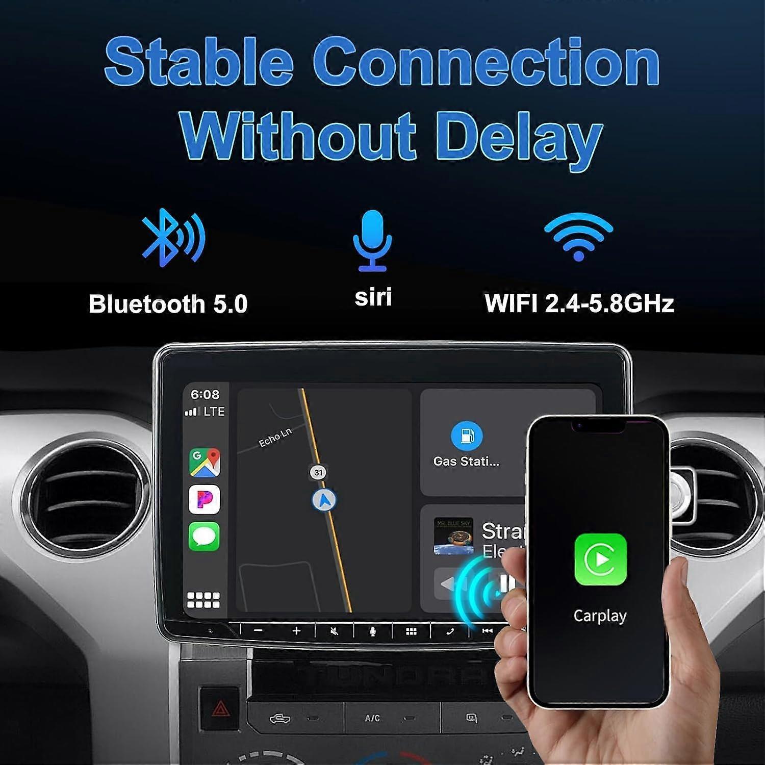 Wireless CarPlay Adapter, Convert Wired CarPlay to Wireless Plug & Play Dongle - Image 3