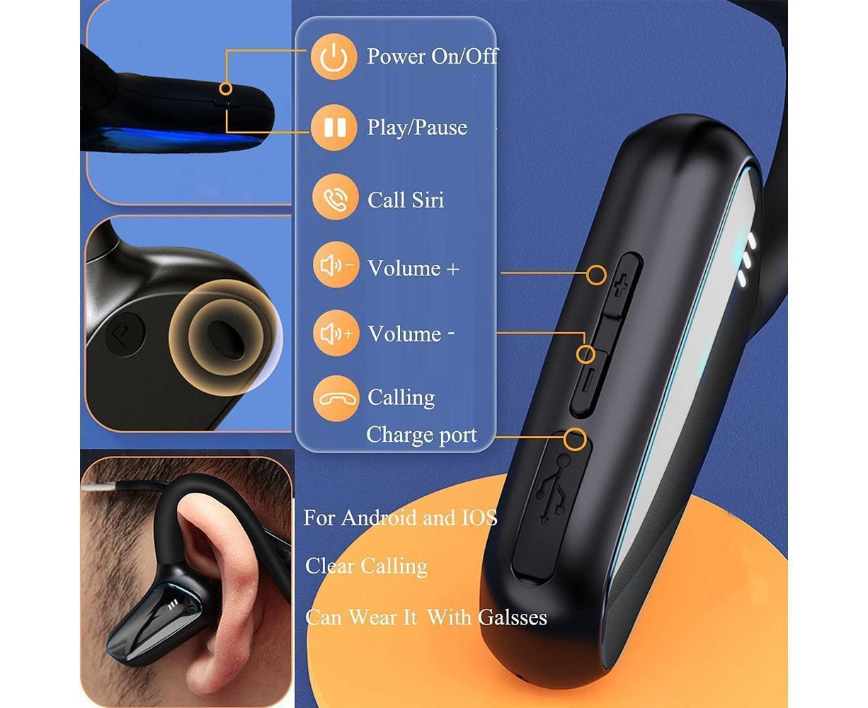 Sports Wireless Headphones - Waterproof - Bluetooth Earbuds for Running/Gym/Cycling - Image 5