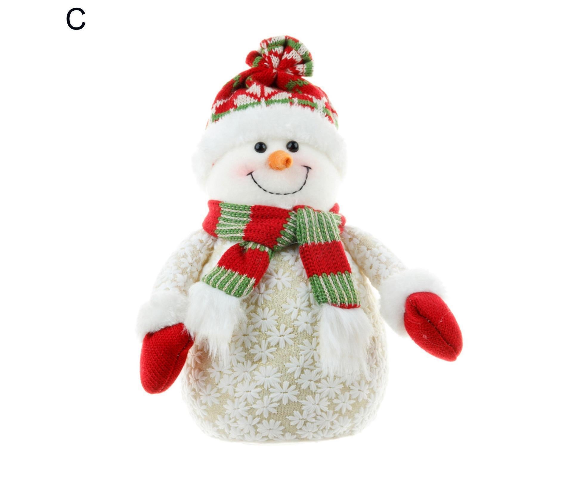 Xmas Snowman Ornament Light Yellow - Image 2