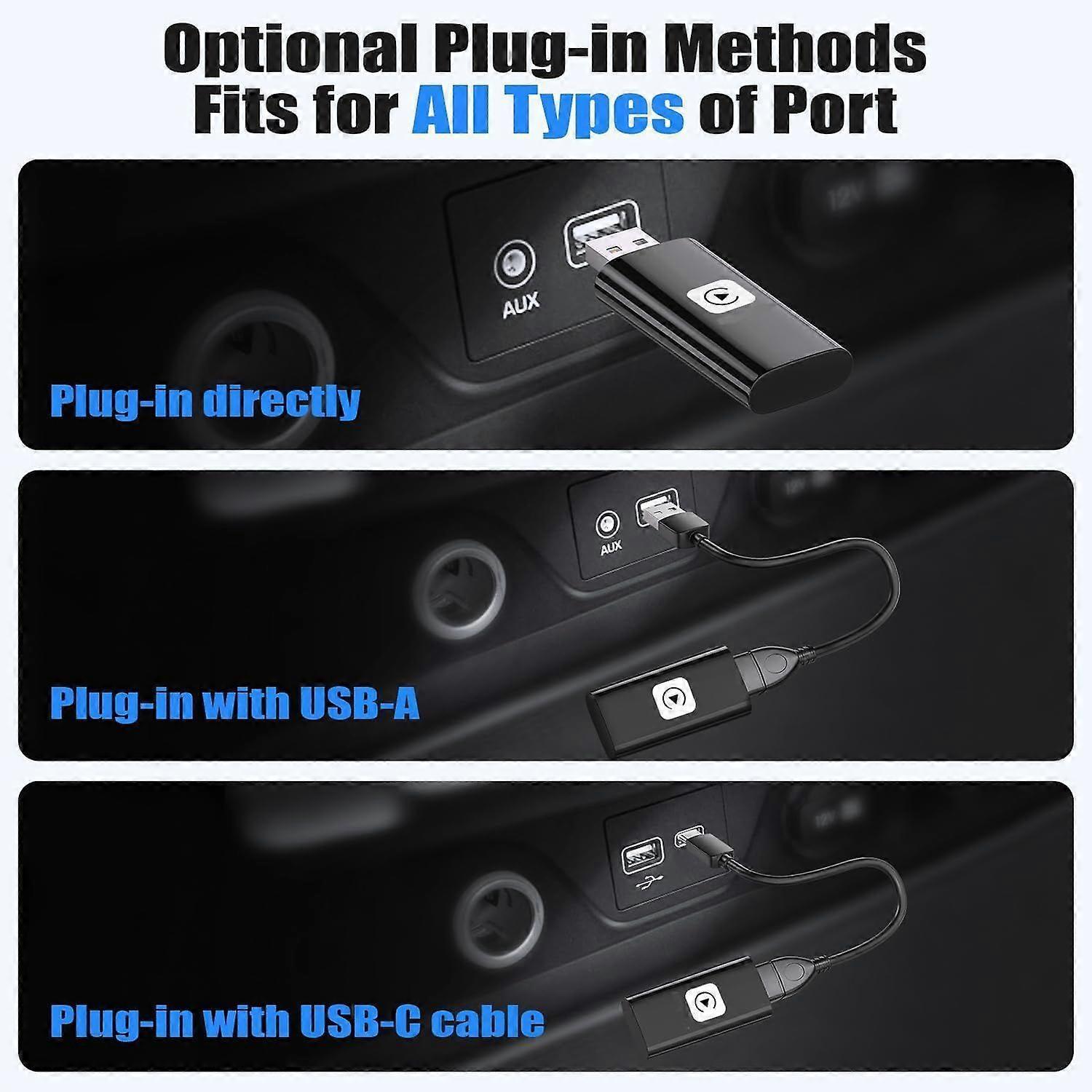 Wireless CarPlay Adapter, Fast & Compact CarPlay Dongle Converter - Image 2