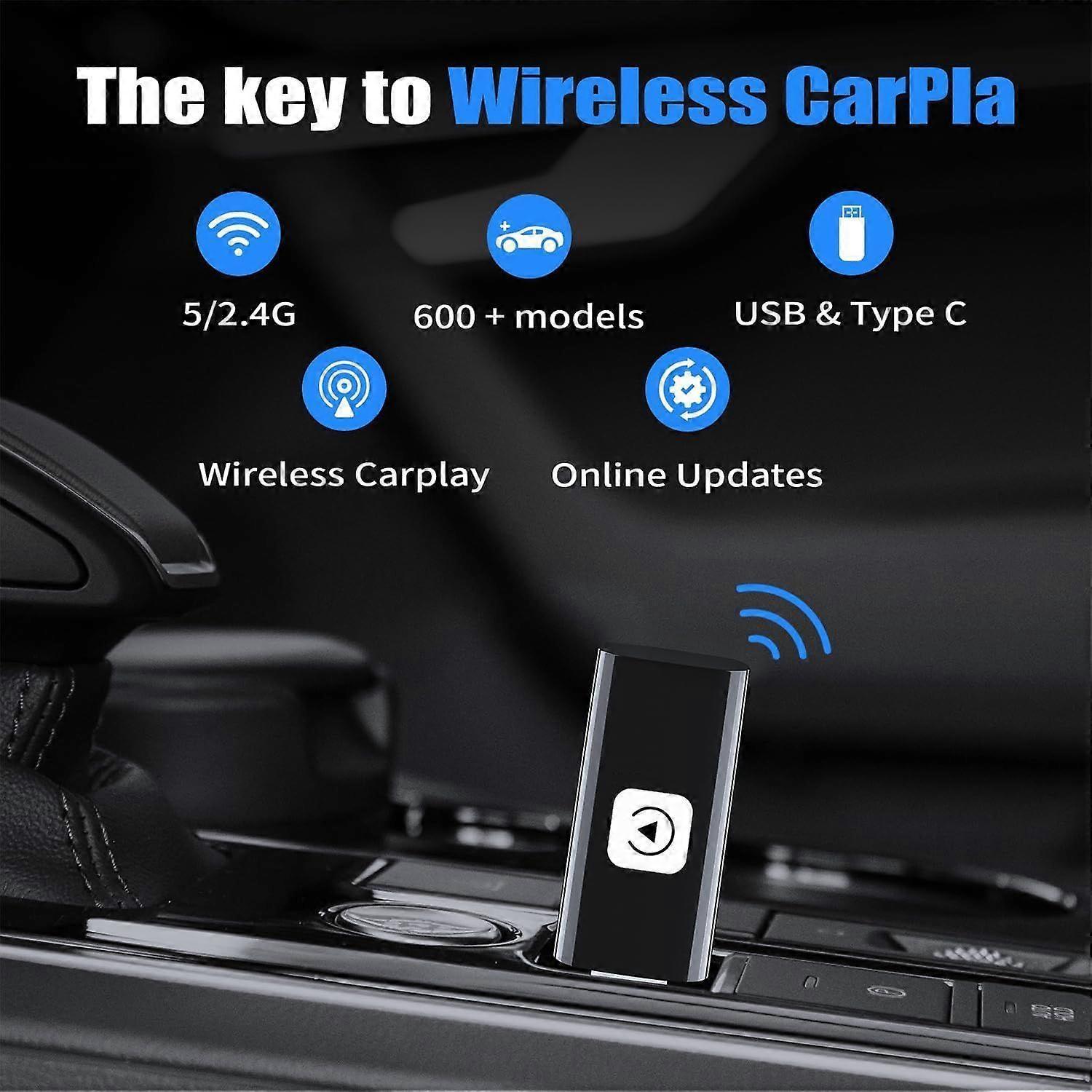Wireless CarPlay Adapter, Fast & Compact CarPlay Dongle Converter - Image 5