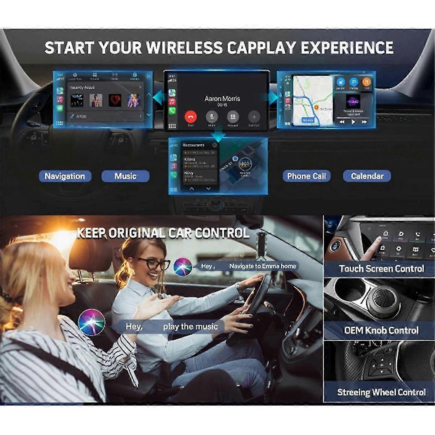 Wireless CarPlay Adapter, Upgrade Wired CarPlay to Wireless Easily - Image 3