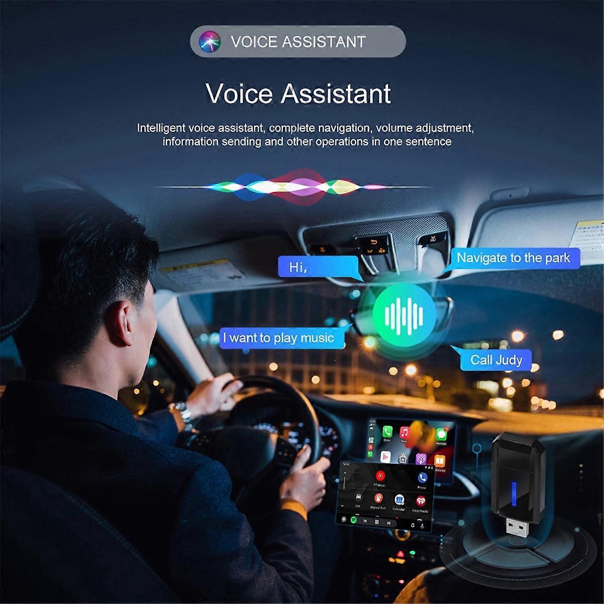 2-in-1 Wireless CarPlay & Android Auto Adapter, Plug & Play Dongle - Image 5