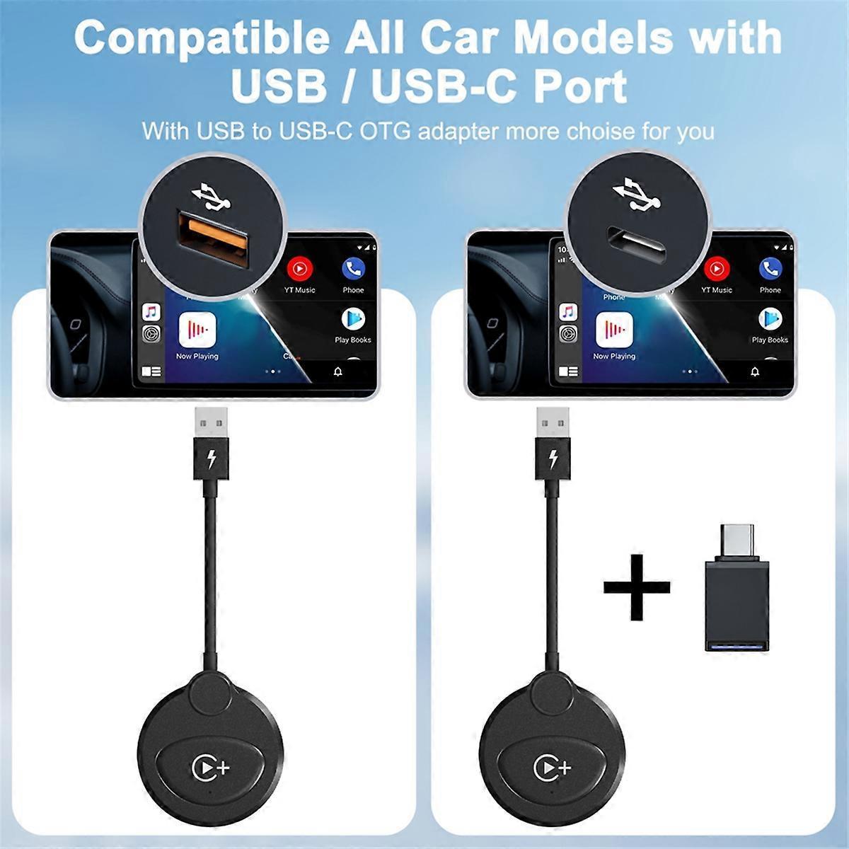 Wireless CarPlay Adapter, Compact Plug & Play Upgrade for CarPlay - Image 5