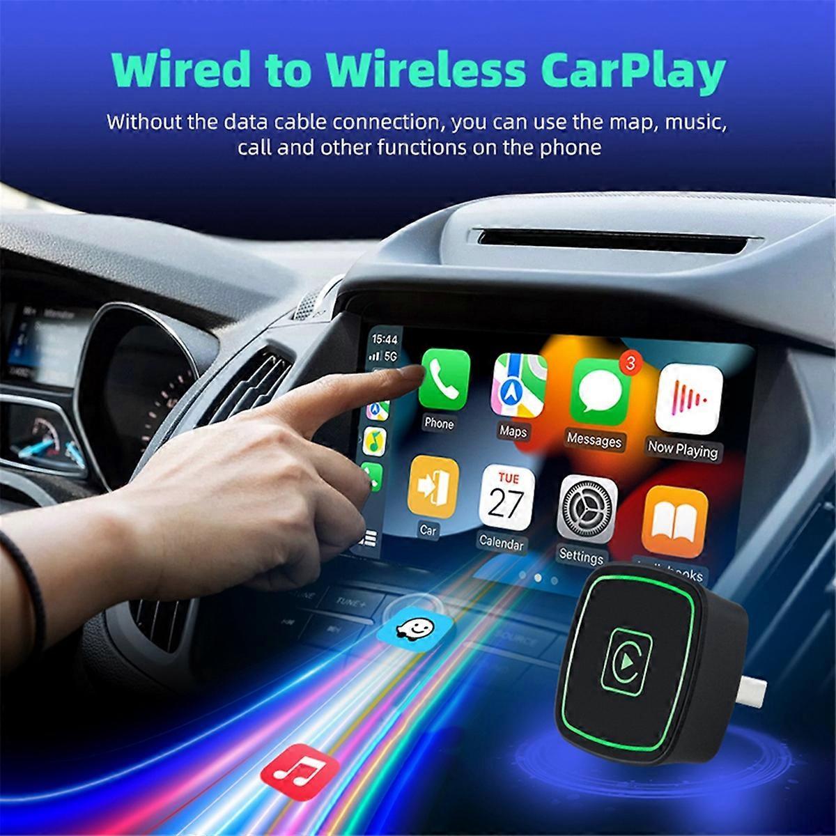 Wireless CarPlay Adapter for Cars with Wired CarPlay, Easy Plug & Play - Image 2
