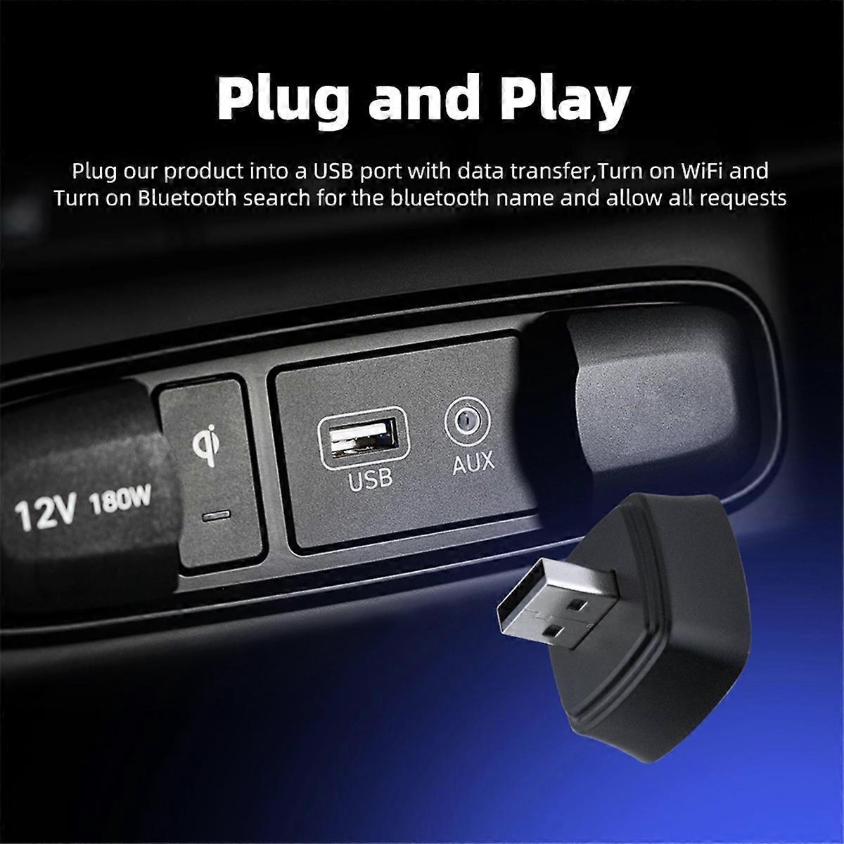 Wireless CarPlay Adapter for Cars with Wired CarPlay, Easy Plug & Play - Image 3